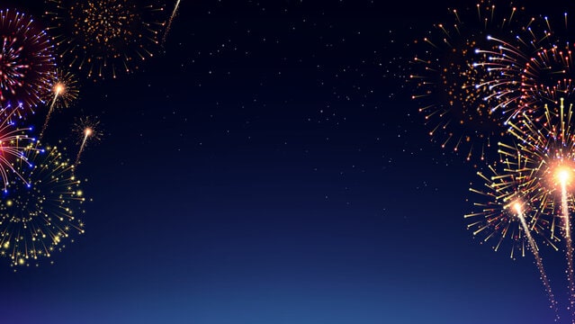 Happy New Year 2025 Background