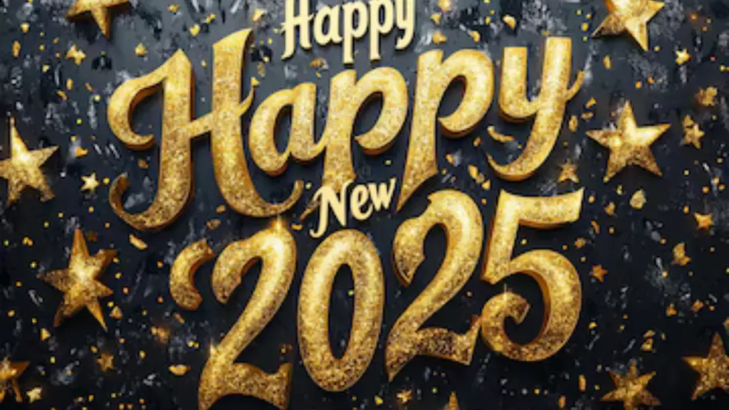 Happy New Year Poster 2025 PSD